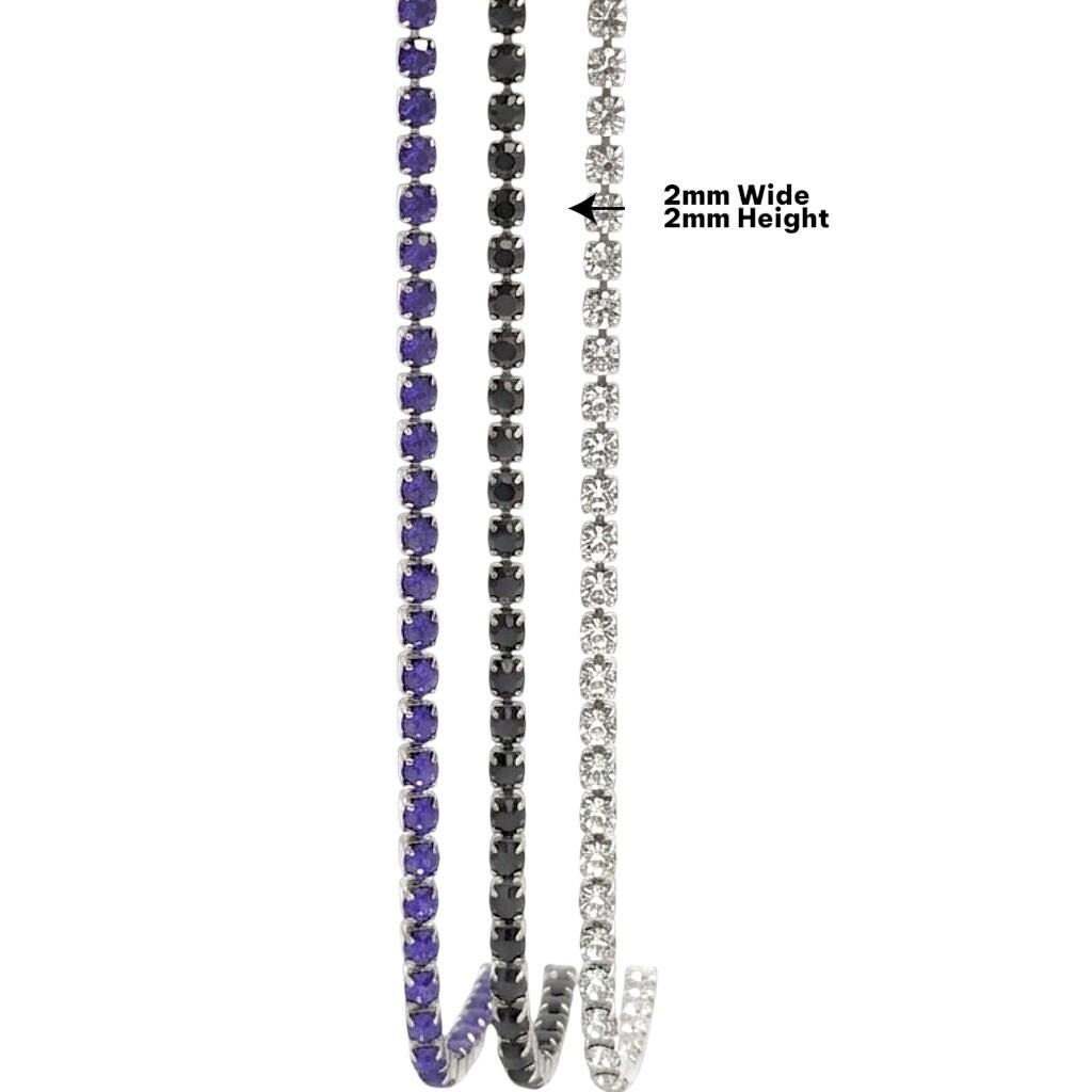Crystal chain by the yard for DIY jewelry and fashion designs