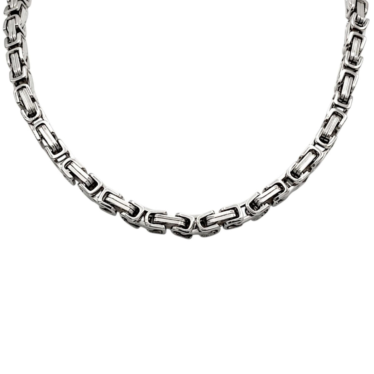 Rectangle link chain for bracelets necklaces and accessories.