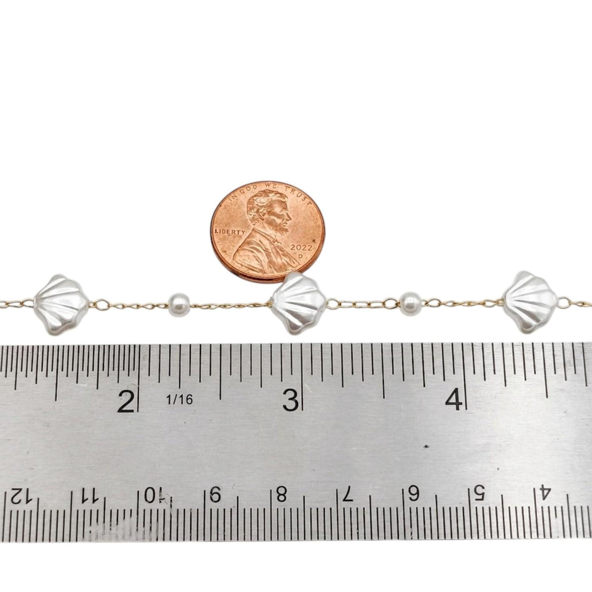Coastal gold chain supply for making beach-inspired necklaces and bracelets