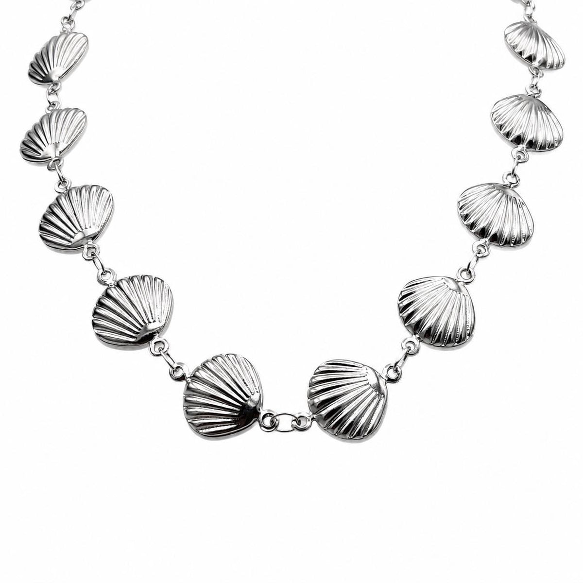 Silver shell chain