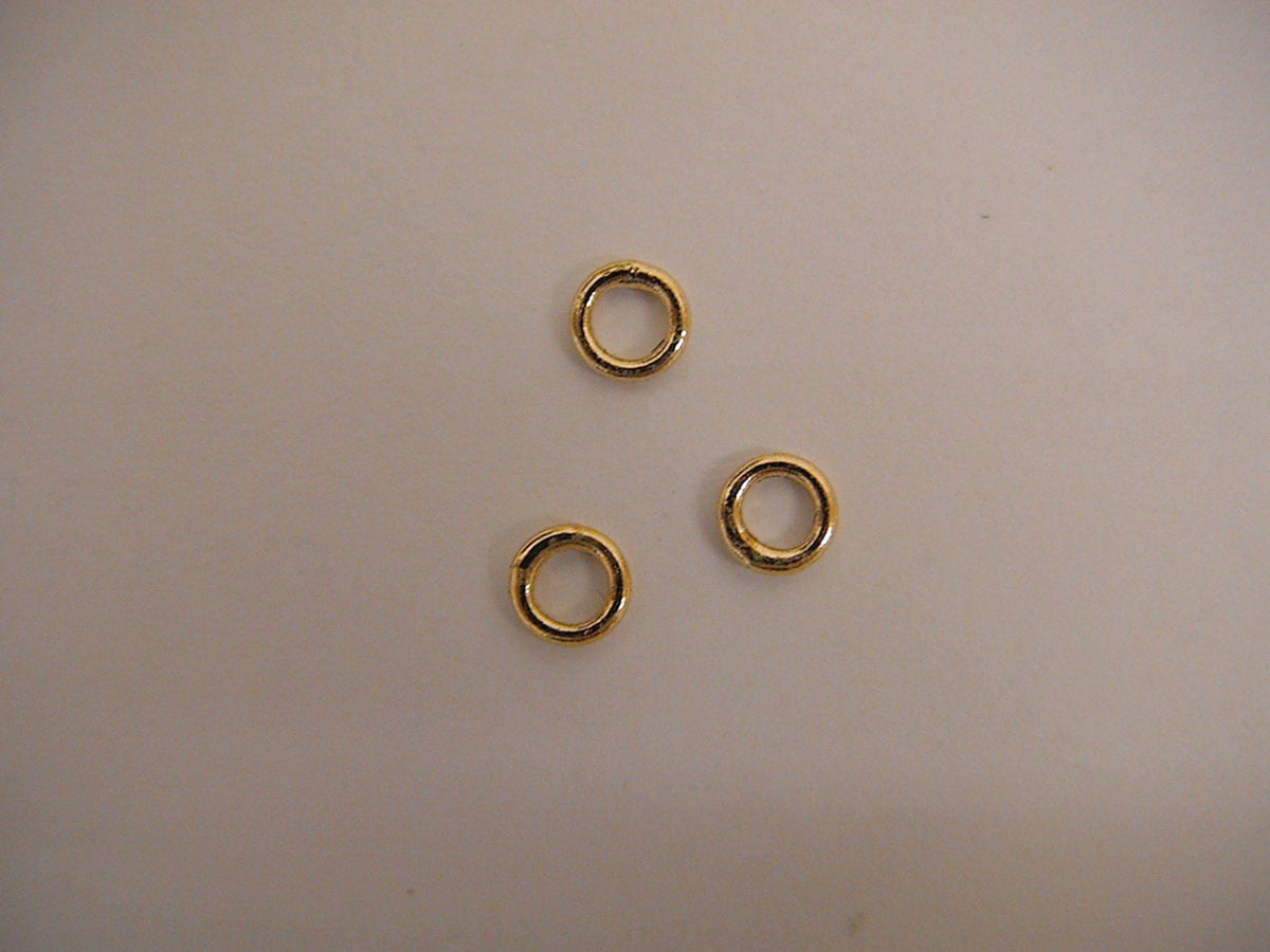 2mm Open Jump Ring as as Gold Filled* tarnish resistant 23 gauge , GF7001 jewelry making supplies - detail image 3