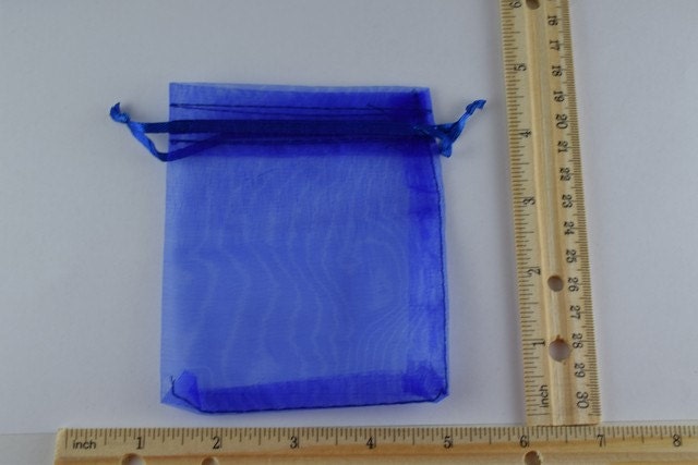 12 Organza Jewelry Gift Bags 3x4 for Jewelry, Party Wedding Favors,Colors jewelry making supplies - detail image 4