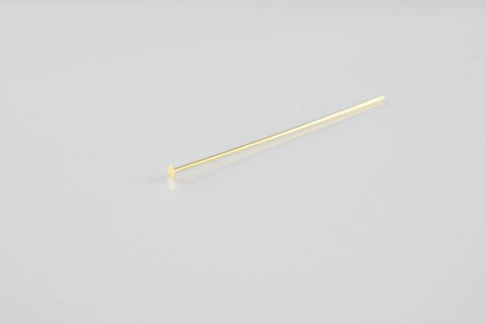 1.5" Inch Flat Head Pin Gold Filled 14k 36mm thickness 1mm GF6107 jewelry making supplies