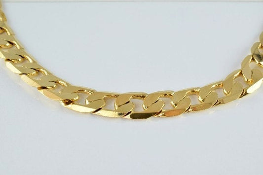 18K as Gold Filled* Chain 23" Inch CG123 Size 11x2mm jewelry making supplies - detail image 2