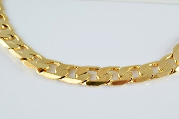 18K as Gold Filled* Chain 23" Inch CG123 Size 11x2mm jewelry making supplies - detail image 3