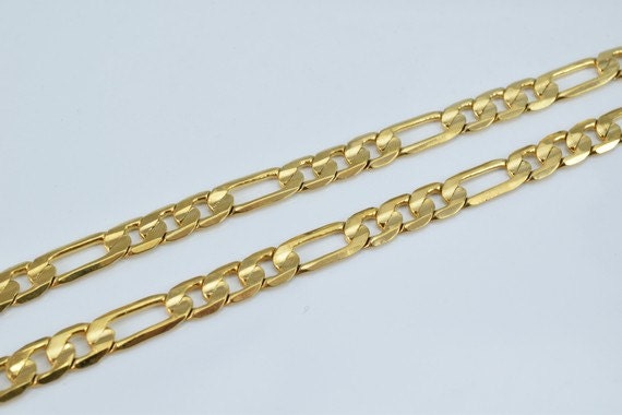 18K as Gold Filled* Chain 17" Inch Square Cg59 jewelry making supplies - detail image 2