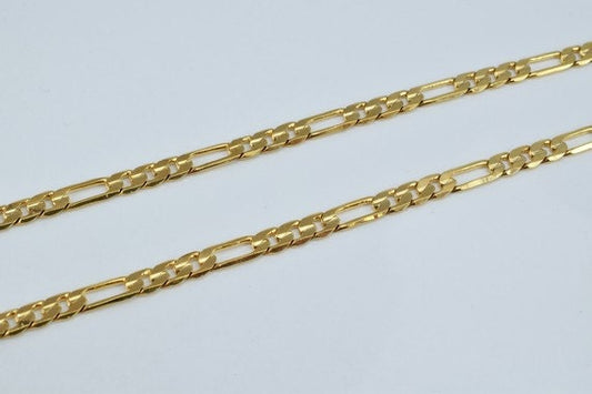 18K as Gold Filled* Chain 16" Inch Square Cg97 jewelry making supplies - detail image 2