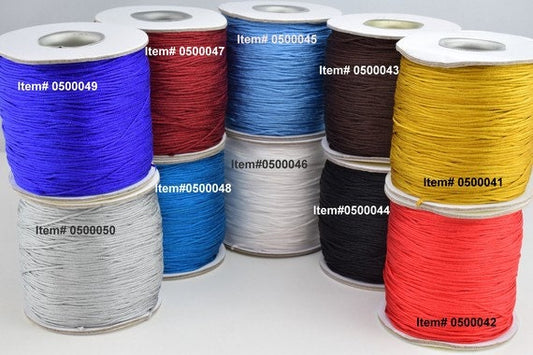 0.8mm Knot Nylon Cord Shamballa Macrame Beading Kumihimo String 145 Yards Cord Knot Shamballa Macrame Bead Beading Size 0....