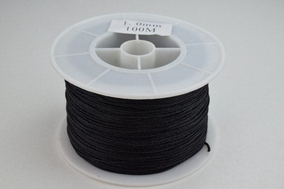 Nylon Cord Knot Shamballa Macrame Bead Beading Size 1mm Thread Cord jewelry making supplies - detail image 5