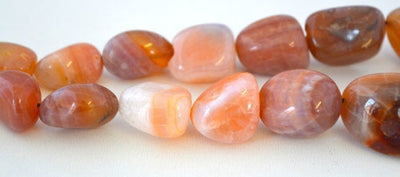 Morocco Agate Mixed Sizes Stone Beads, Sold by 1 strand of 19pcs, 131.0grams/pk jewelry making supplies