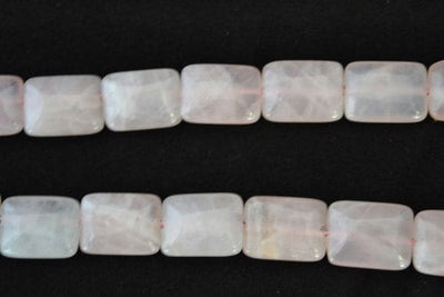 Light Pink Quartz Rectangle Stone Beads,  19x12mm, 1.5mm hole opening natural stone,healing chakra birthstone jewelry For...