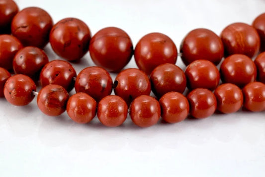 new red jasper gemstone round beads 4 mm 6 mm 8 mm 10 mm chicken blood loose beads birthstone natural beads for jewelry ma...