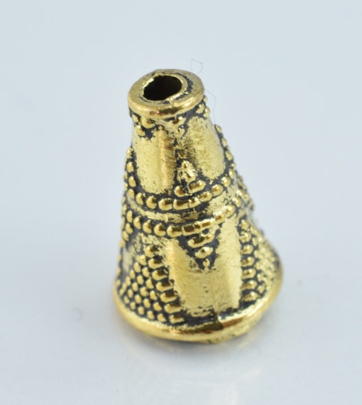 13x10mm Decorative Textured Cube  Gold Plated Alloy Beads,25pcs/Pk,  1mm hole opening, 2mm thickness of bead jewelry makin...
