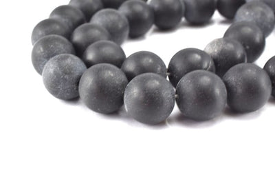 Matte Dusty Onyx Round Gemstone Beads 4.5mm/6.3mm/8.2mm/10.3mm/12.5mm/14.4mm loose gemstone,birthstone for Jewelry Making...