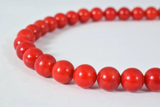 4mm Red Agate Beads, Sold by 1 strand of 100pcs, 0.5mm hole opening, 11.8grams/pk - BeadsFindingDepot