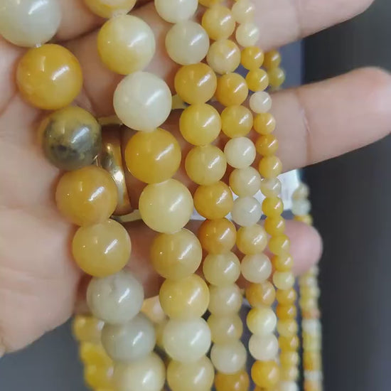 topaz stone beads gemstone aaa quality 15 strand round 6 mm 8 mm 10 mm natural stones bead healing chakra stone for jewelr...
