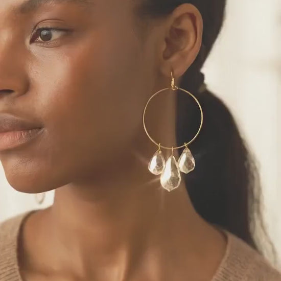 18k Gold Filled Alternative Hoop Earring Bases: Classic and Statement Styles, Durable Gold Tone (20-50mm, 0.8mm Thickness)