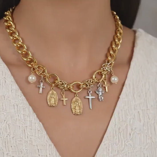 Chain By The Yard: Textured Oval Link Chain - Heavy Duty, Tarnish Resistant Gold & Silver Plated, Hypoallergenic Metal for Jewelry