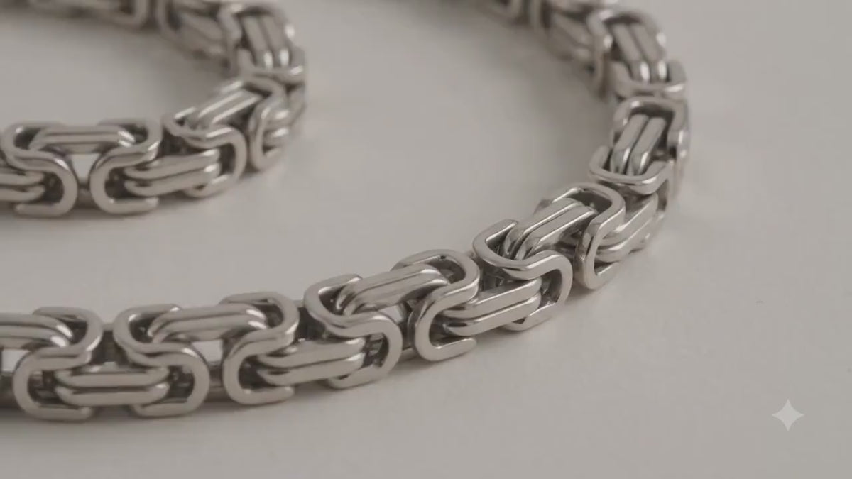 Stainless Steel Rectangle Links by Yard, Unique Jewelry Supply for Bracelet Necklace Making, Silver Metal Trim, 1 or 11 Yards