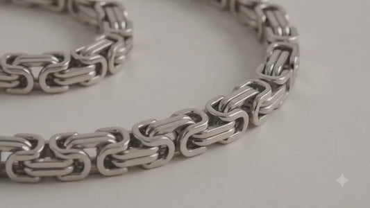 Stainless Steel Rectangle Links by Yard, Unique Jewelry Supply for Bracelet Necklace Making, Silver Metal Trim, 1 or 11 Yards