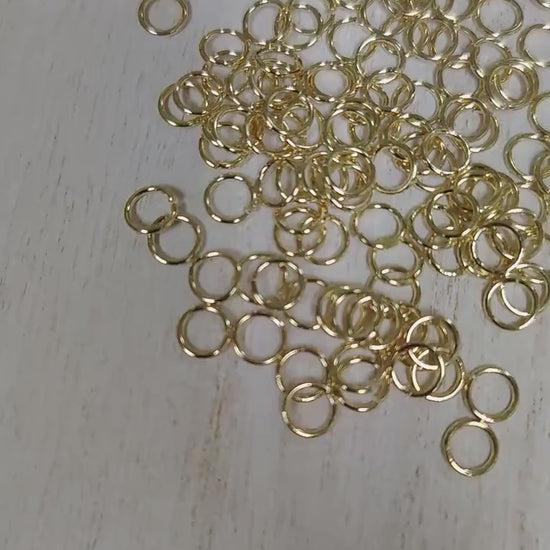 EP Open Jump Ring: Gold Filled Alternative - 18 Gauge,  Base, Tarnish Resistant Jewelry Findings for Crafting