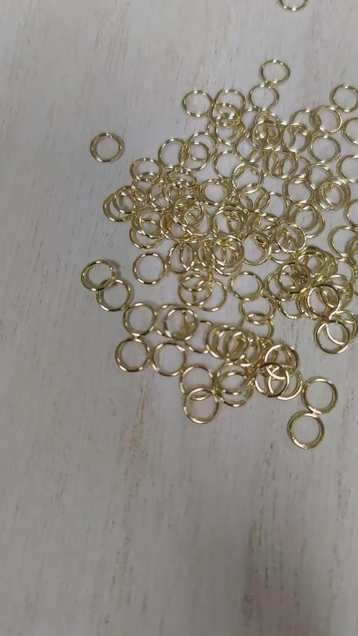 EP Open Jump Ring: Gold Filled Alternative - 18 Gauge,  Base, Tarnish Resistant Jewelry Findings for Crafting