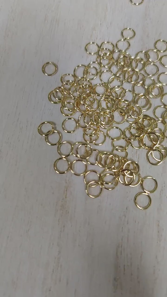 EP Open Jump Ring: Gold Filled Alternative - 18 Gauge,  Base, Tarnish Resistant Jewelry Findings for Crafting