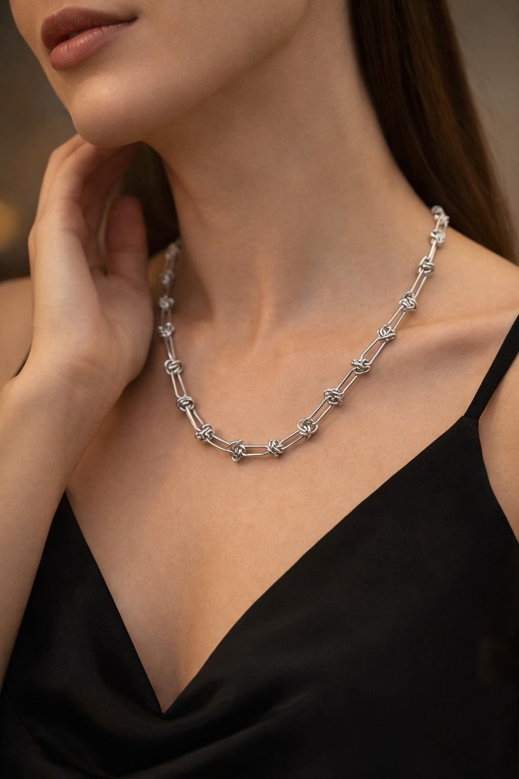 Chunky Chain Necklace – Gold Plated & Silver Stainless Steel Chain by Yard
