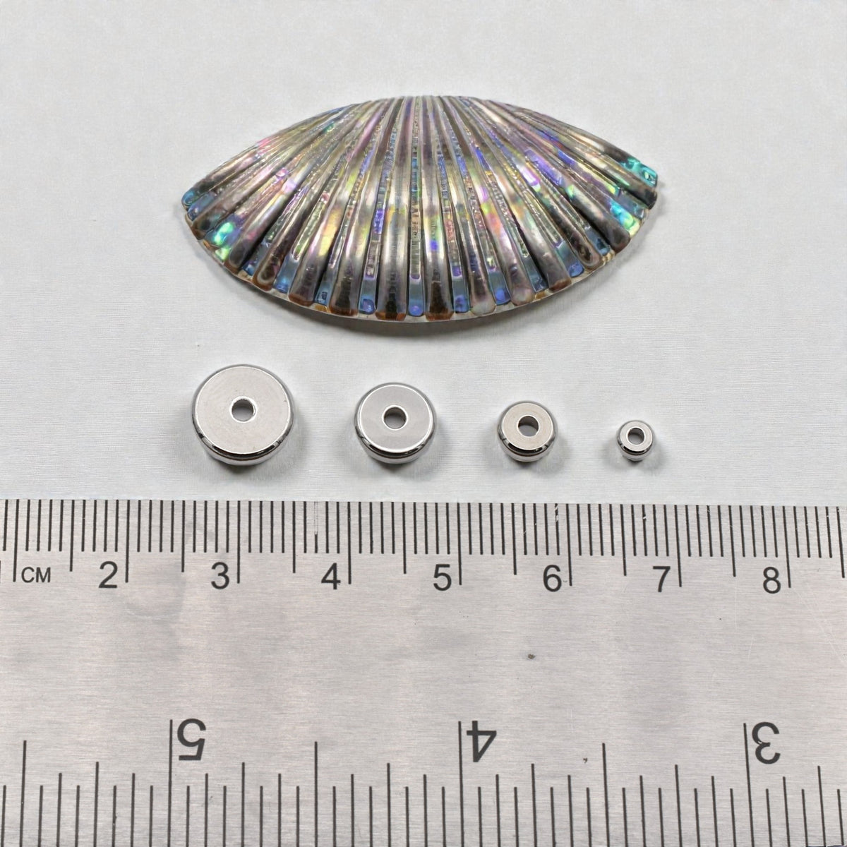 Stainless Steel Spacer Beads - Bulk Rondelle Beads 6mm, 8mm, 10mm Jewelry Supplies