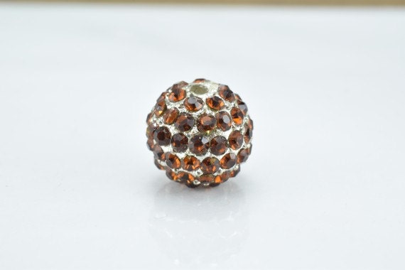 10mm Rhinestone Shamballa Beads, Bling Beads, ball rhinestone Beads, Rhinestone Jewelry, Bracelet Beads Handmade beads, Metal beads