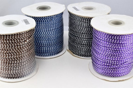 Wax Nylon two tone Color Thread 2mm cord for jewelry or fashion making from Korea