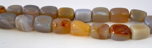 Gemstone agate stone Beads 18x18mm Grey Agate loose birthstone Beads for jewelry 18pcs 1.5mm hole opening, 131.8grams/pk