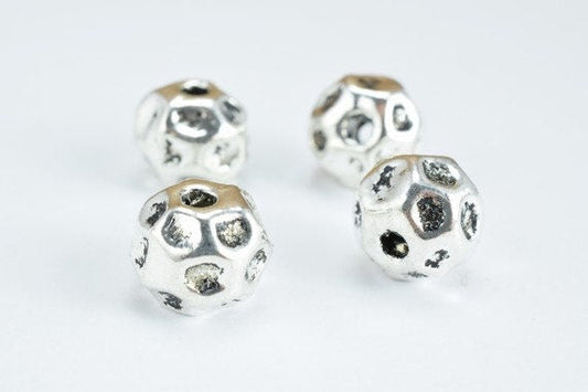 Silver Alloy Rondelle Beads Tibetan Style Antique Silver Alloy Metal Bracelets Charm Size 10x8mm Hole Size 2mm For Jewelry