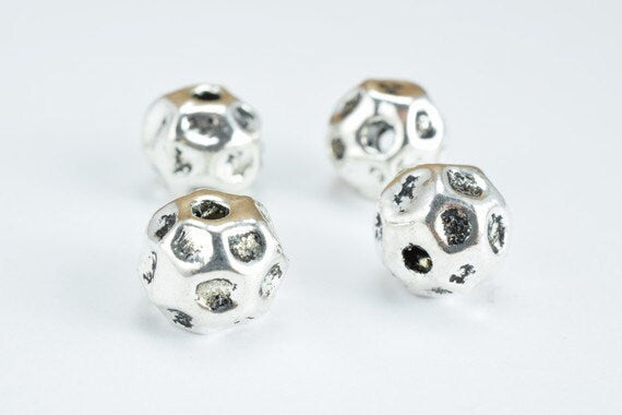 Silver Alloy Rondelle Beads Tibetan Style Antique Silver Alloy Metal Bracelets Charm Size 10x8mm Hole Size 2mm For Jewelry