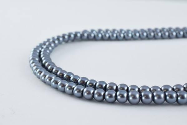 Gray Hematite Glass Pearl Beads Glass Beads Round 4mm Shine Round Beads For Jewelry Making Item #789222045814