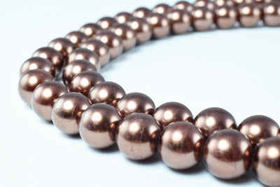 Glass Pearl Beads Size 10mm Shine Round Ball Beads for Jewelry Making Item#789222046361