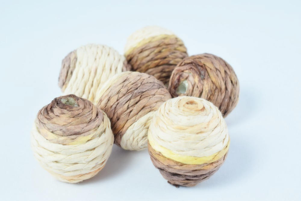 S/M/L Bon Bon Beads Crispin Round Beads, Wooden beads, Wholesale Bead /Wrapped Plastic Bead /Ball Bead, Big Hole/ Wrapped Beads,