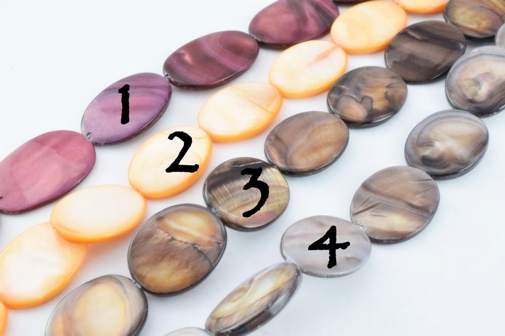 20x25mm Natural Oval Shell Round Beads 15.5" Strand Shell Bead,Natural Shell Beads,Beading Supplies,Wholesale Beads, Beads,Beach shell