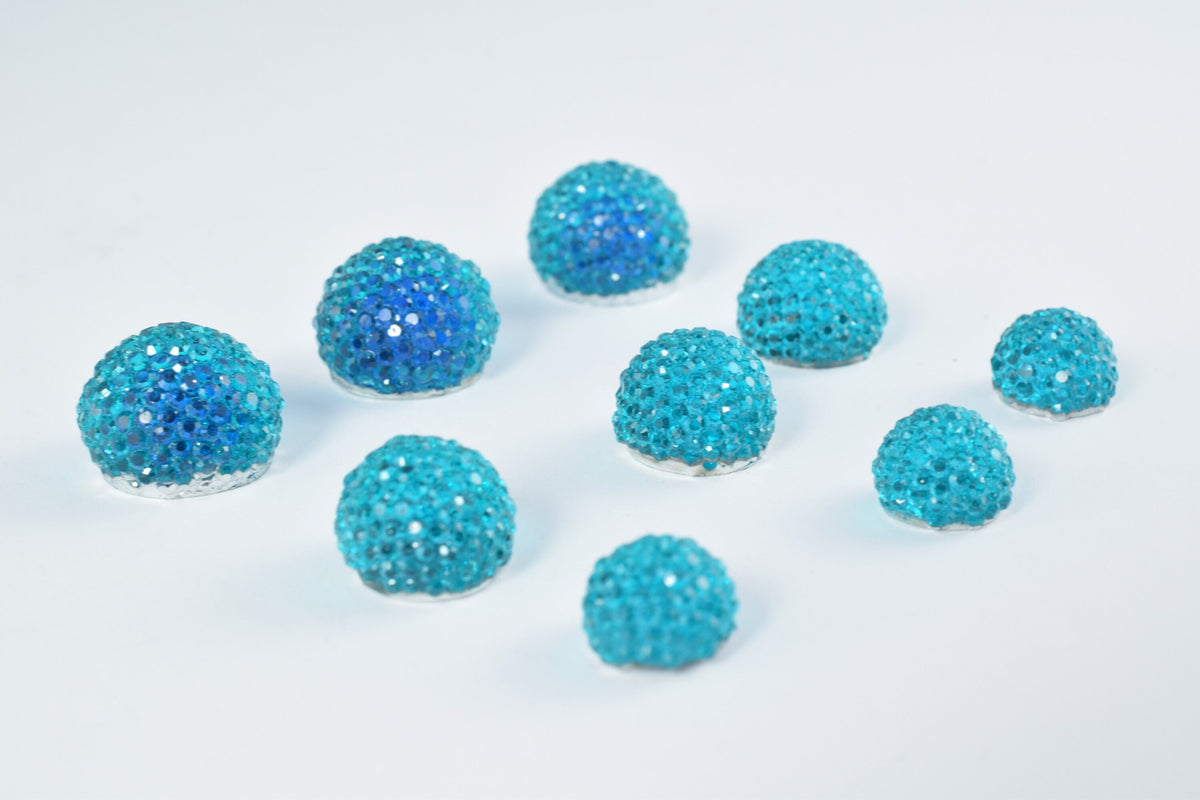 14mm/11mm/9mm Decoden Flat Back Rhinestone Bead, Dotted Flat Back, Rhinestone, Beads, For Apparel or Shoe, or Decoration or Jewelry Making
