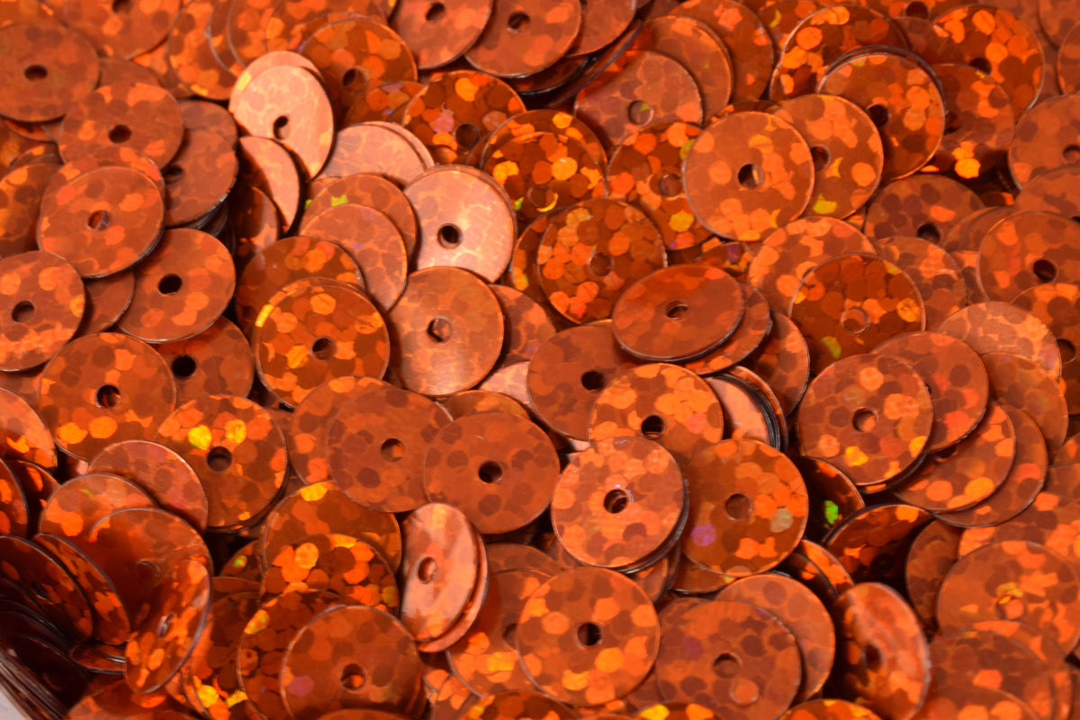 3/4/6mm Dark Orange Sparkly Sequins Sheen Round Sequins/Loose Paillettes,Wholesale Sequins,Shimmering Sequin Apparel,Shoe Decor