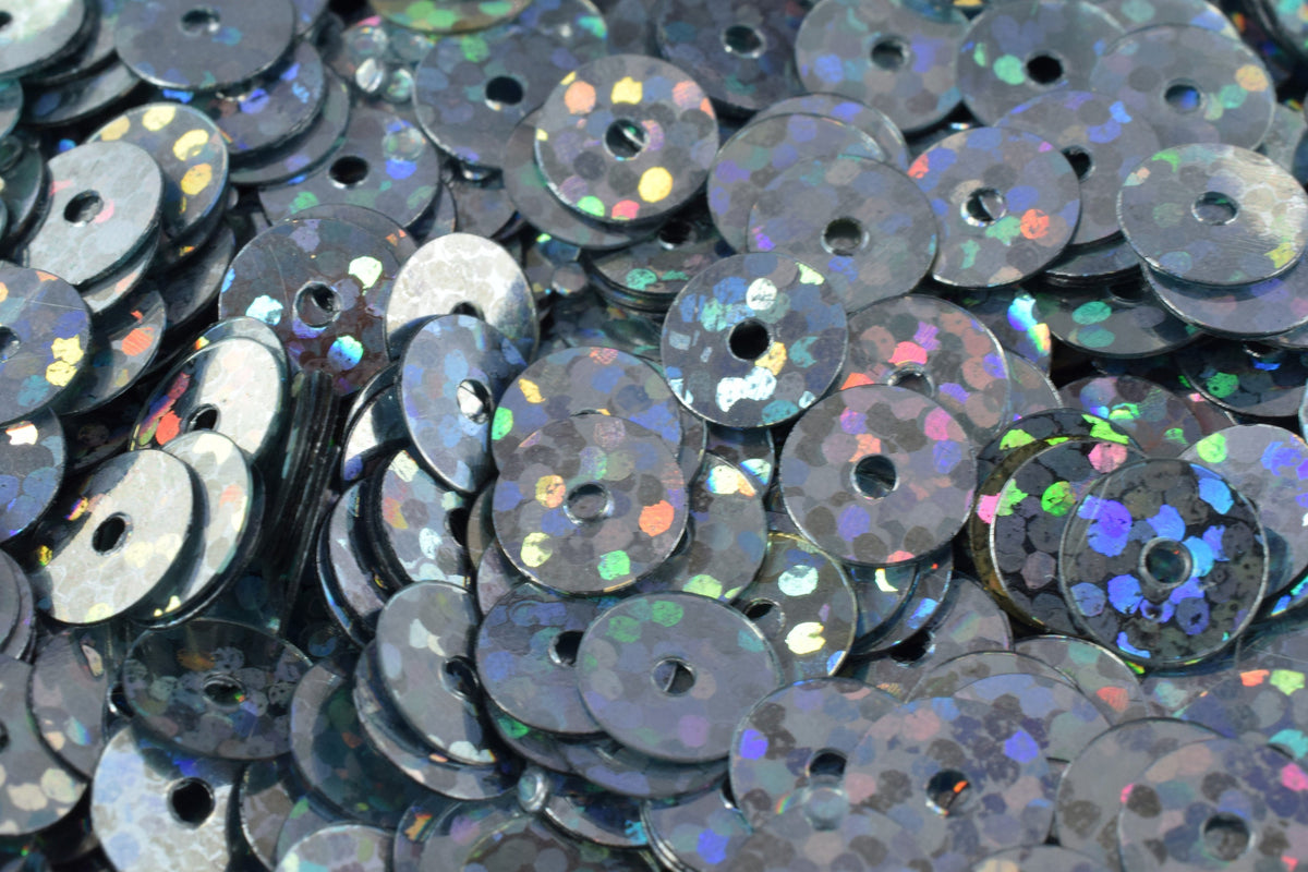 3/4/6mm Bluish Silver Iridescent Flat Sequins Round/Loose Paillettes/Wholesale Sequins Multi-Color, Loose Sequin Apparel,Shoe Decor