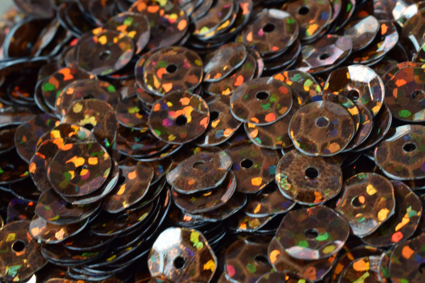 3/6mm Light Bronze Brown Cup Glossy Iridescent Sequins Sheen Round Sequins/Loose Paillettes,Wholesale Sequins,Shimmering Sequin Apparel