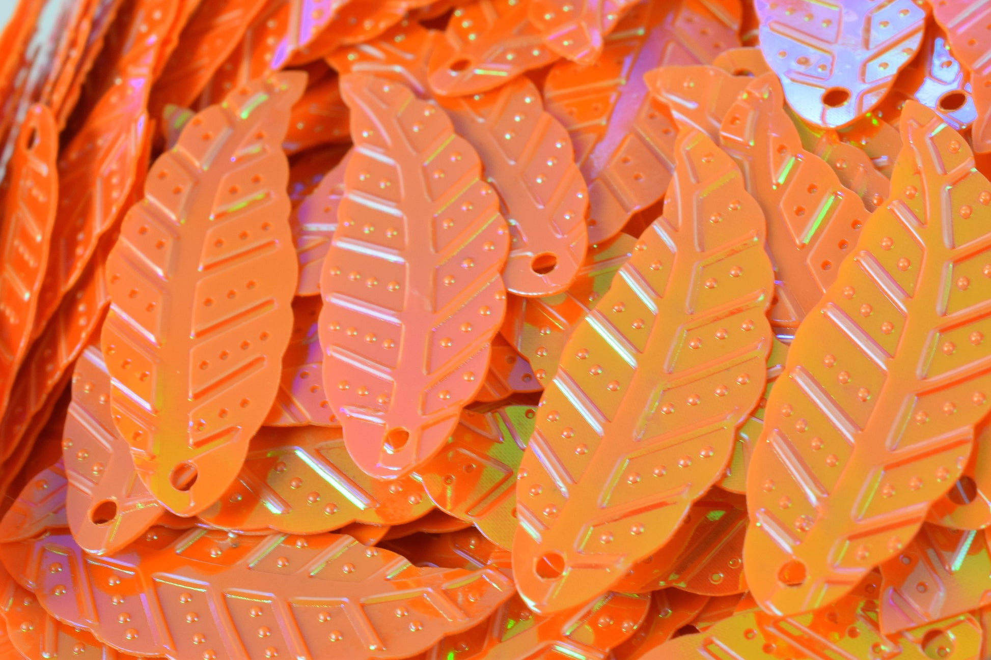 11x30mm Iridescent Multi Tone Sequins Leaf/ Sheen Floral Sequins/Loose Paillettes,Wholesale Sequins,Shimmering Sequin Apparel,Shoe Decor