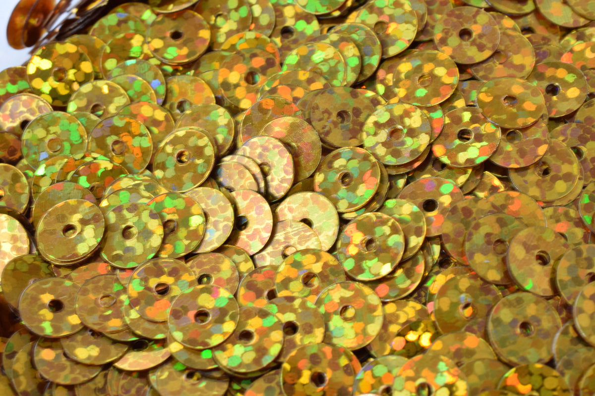 3/4/6mm Warm Gold Iridescent Sequins Sheen Round Sequins/Loose Paillettes,Wholesale Sequins,Shimmering Sequin Apparel,Shoe Decor