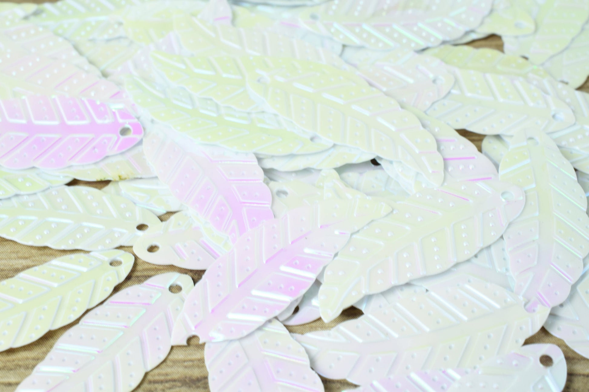 11x30mm Iridescent Multi Tone Sequins Leaf/ Sheen Floral Sequins/Loose Paillettes,Wholesale Sequins,Shimmering Sequin Apparel,Shoe Decor