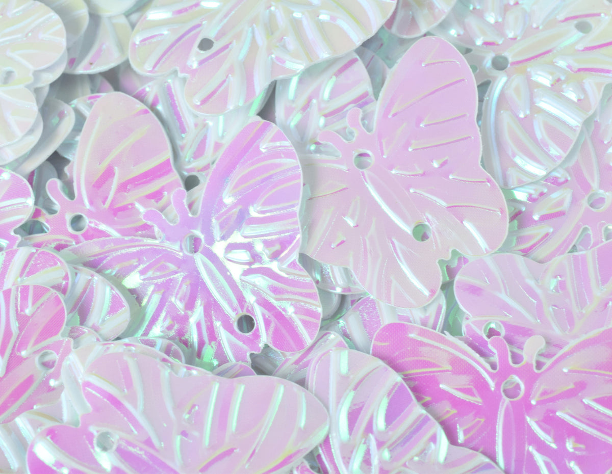18x23mm Iridescent Multi Tone Butterfly Shape / Beachy Sequins/Loose Paillettes,Wholesale Shell ,Shimmering Sequin Apparel,Shoe Decor