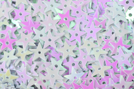 7mm Iridescent Star Shape Sequins/Confetti Glitter w/hole/Embellishment Costume Craft/Loose Paillettes,Wholesale Star Sequins ,Shimmer,