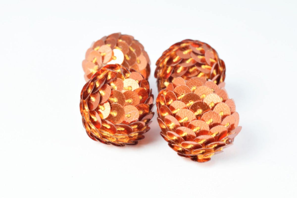 Sequin Ball Beads Bubblegum Bead/Gumball/Chunky Bead/Chunky Sequin Bead/21 Color 3 Sizes