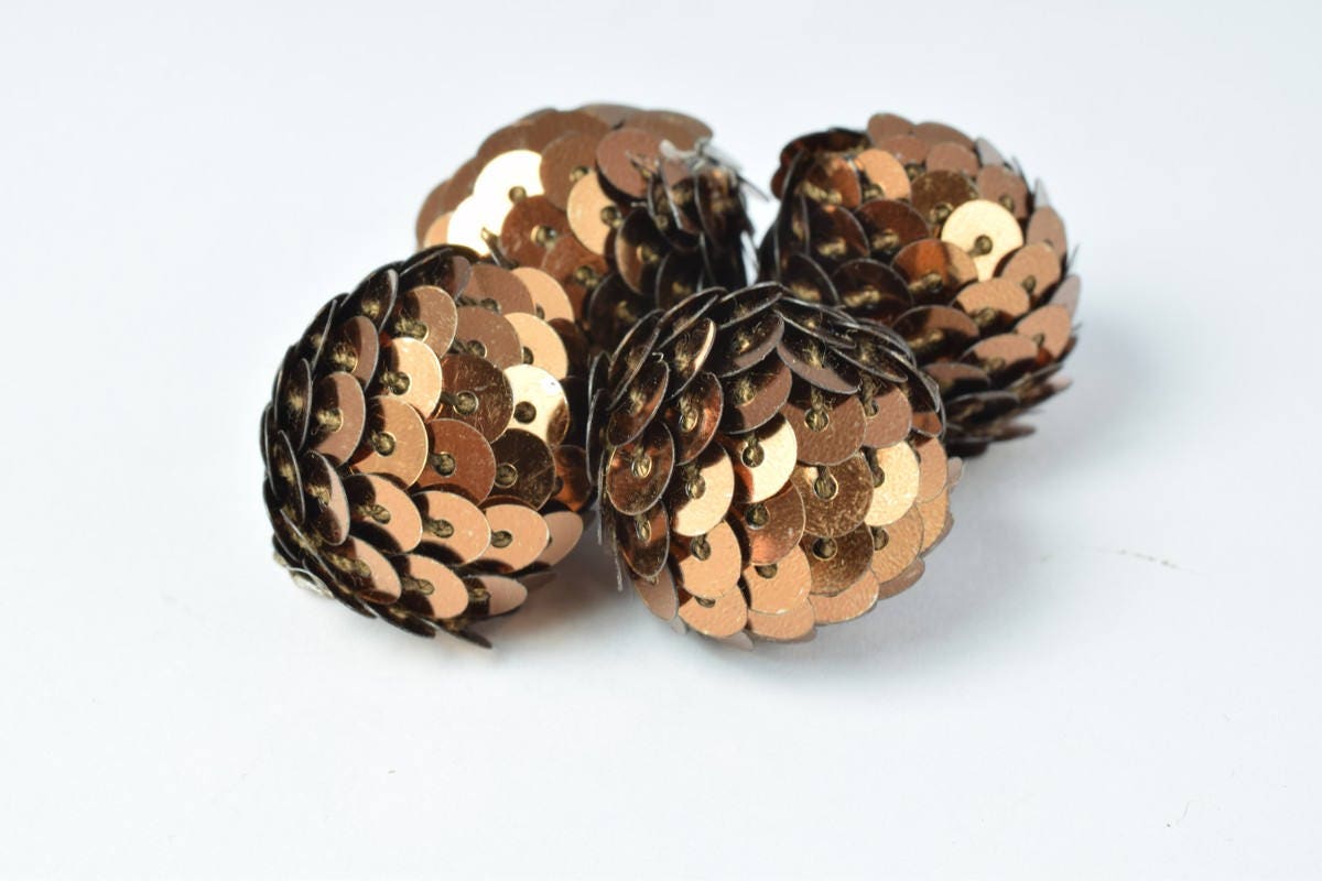 Sequin Ball Beads Bubblegum Bead/Gumball/Chunky Bead/Chunky Sequin Bead/21 Color 3 Sizes