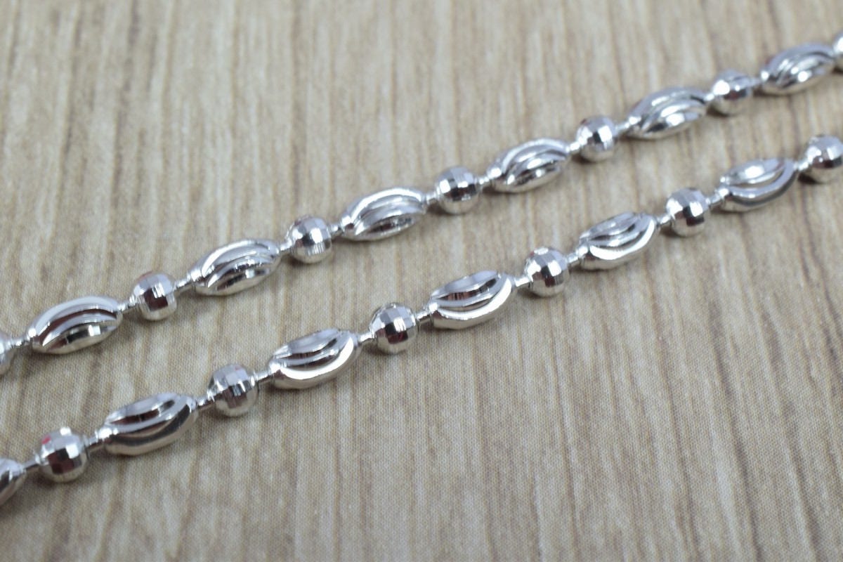 Rhodium Filled White Gold Filled Chain 17" Inch CS9 Item#080404701840